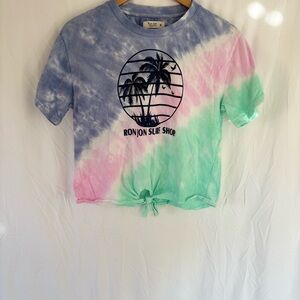 Original Ron Jon Surf Shop | Pastel Tie Dye Cropped T-Shirt | Size M